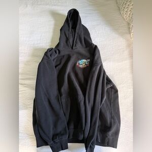 Vintage John Galt (Brandy Melville) Black Oversized Hoodie